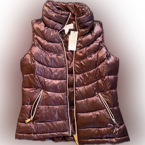 Calvin Klein Jackets & Blazers - NWT Calvin Klein Performance Women's Puffer Vest Burgundy Size M. NWT